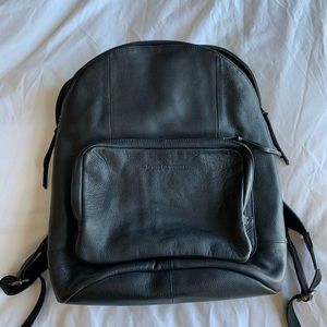 James Campbell leather backpack